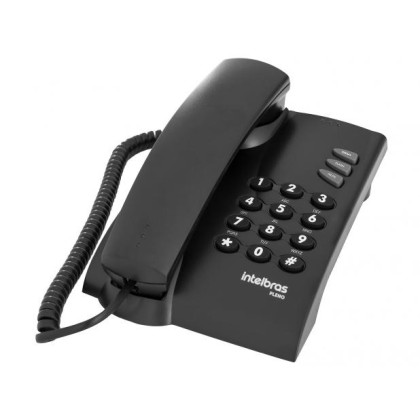 TELEFONE INTELBRAS PLENO - COM FIO | PRETO